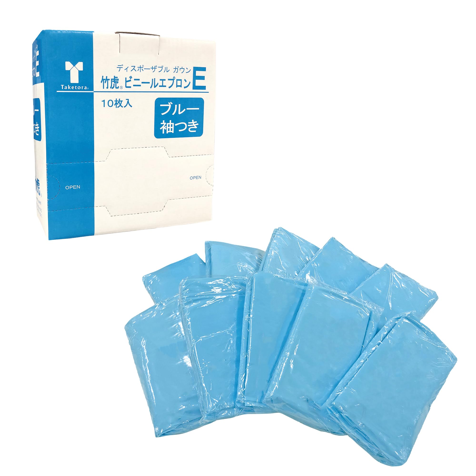 Amazon | 竹虎 竹虎ビニールエプロンE 10枚入 | 竹虎 | 介助者用エプロン